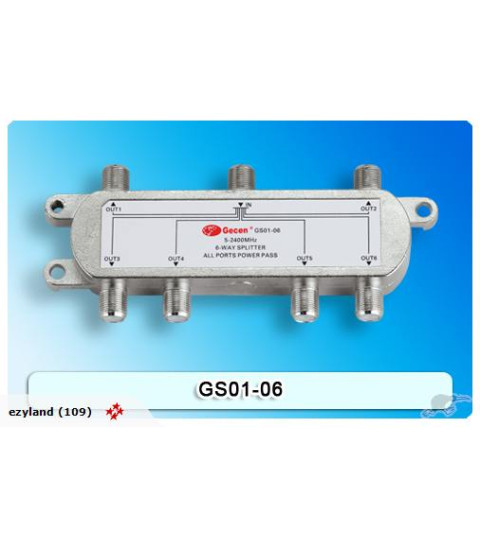 8 Way Splitter All Ports Power Pass